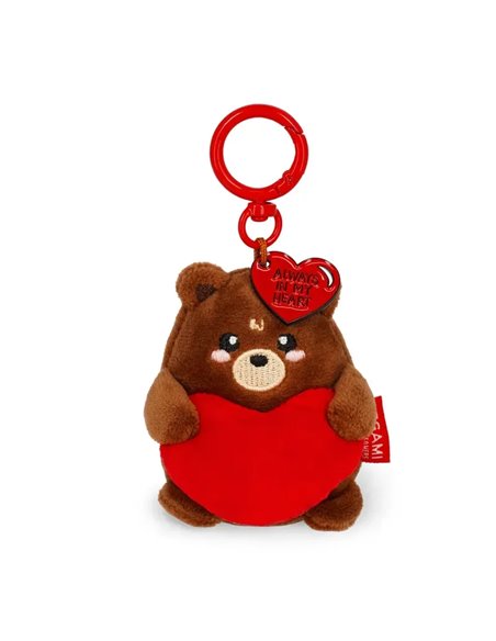 PLUSH KEY RING - SUPER SOFT! - TINY - TEDDY BEAR - Legami