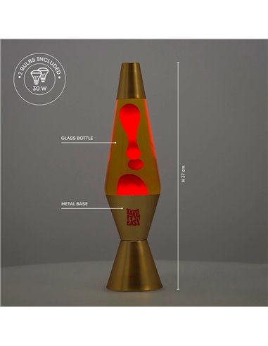 Lampe à Lave Gold - Magmastic! - LEGAMI