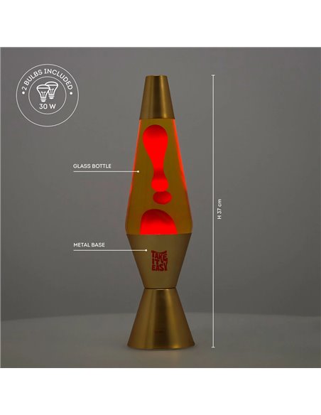 Lampe à Lave Gold - Magmastic! - LEGAMI