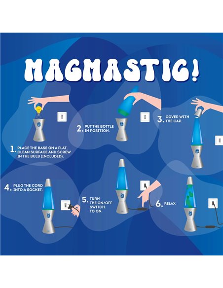 Lampe à Lave Silver - Magmastic! - LEGAMI