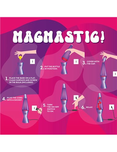 Lampe à Lave Holo Fairy - Magmastic! - LEGAMI