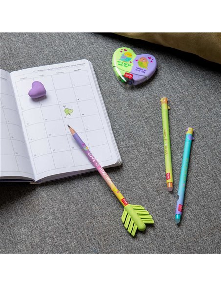Set de 2 Stylos à Encre effaçables - SECRET HTS I LOVE YOU 2026 - Edition limitée St Valentin 2026 - LEGAMI