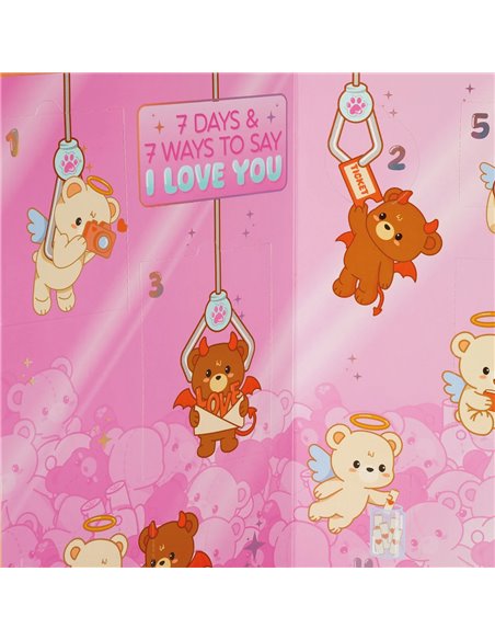 Boîte avec 7 Surprises - 7 Days & 7 Ways to Say I Love You- Saint Valentin 2026 - Legami