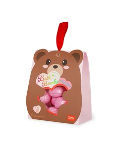 SET de 10 bombes de bain - BATH BOMBS - TEDDY BEAR  VANILLA & BERRY - Legami