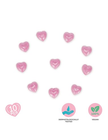 SET de 10 bombes de bain - BATH BOMBS - TEDDY BEAR  VANILLA & BERRY - Legami