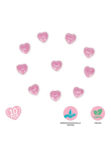 SET de 10 bombes de bain - BATH BOMBS - TEDDY BEAR  VANILLA & BERRY - Legami