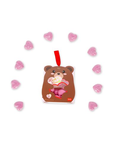 SET de 10 bombes de bain - BATH BOMBS - TEDDY BEAR  VANILLA & BERRY - Legami