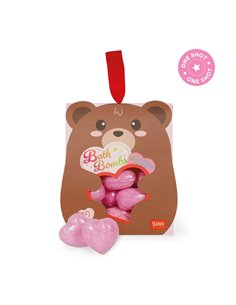 SET de 10 bombes de bain - BATH BOMBS - TEDDY BEAR  VANILLA & BERRY - Legami 2