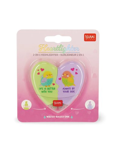 Surligneur 2 en 1 - Heartlighter - Saint Valentin 2026 - Legami