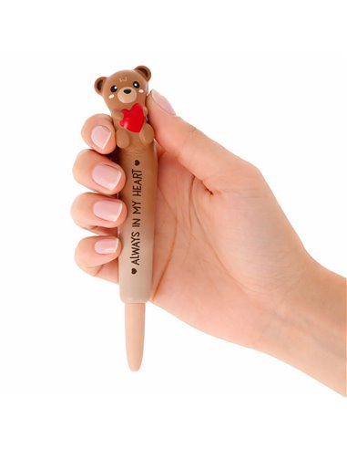 Stylo Gel Anti-stress teddy bear - Edition limitée St Valentin - LEGAMI