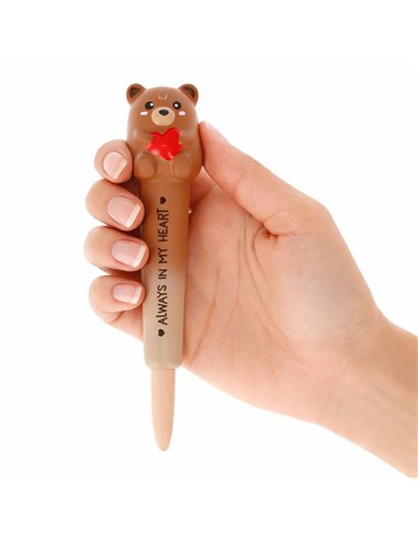 Stylo Gel Anti-stress teddy bear - Edition limitée St Valentin - LEGAMI