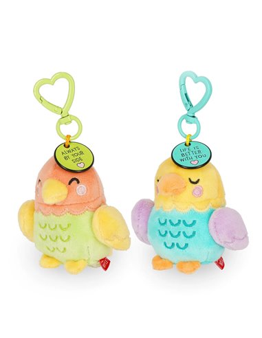 2 Porte-clés avec Peluche - Super Soft! - Tiny - Saint Valentin 2026 - LEGAMI