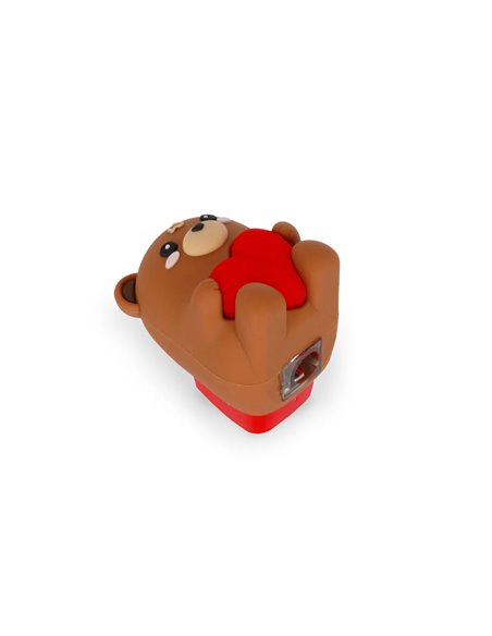Taille-crayon Lumineux Avec Réservoir - Teddy Bear - Sharpening is Magic - Saint Valentin 2026 - Legami