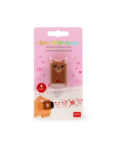 Tampon Rouleau Décoratif - Deco Roller Stamp - TEDDY BEAR - Saint valentin 2026 - LEGAMI