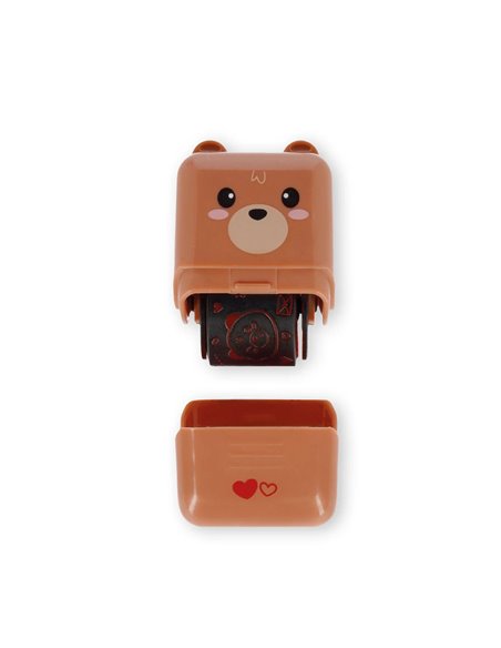 Tampon Rouleau Décoratif - Deco Roller Stamp - TEDDY BEAR - Saint valentin 2026 - LEGAMI