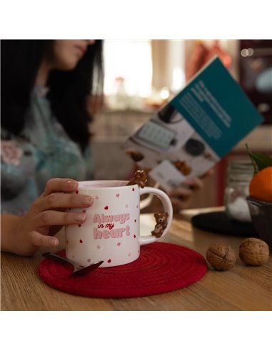 STONEWARE MUG - TOO CUTE TO HANDLE - TEDDY BEAR  350 ML - Legami