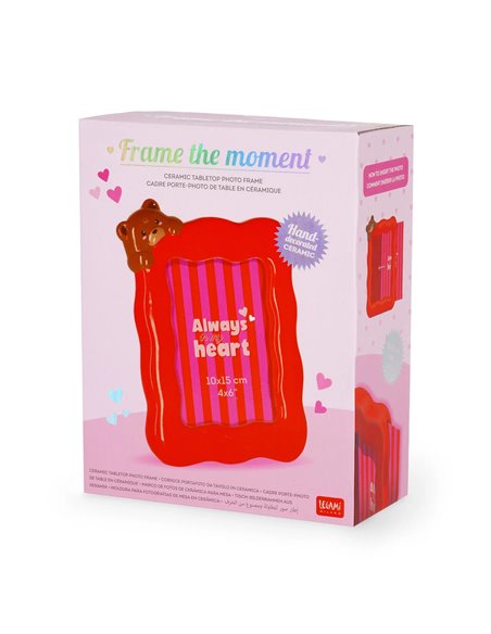 PHOTO FRAME - FRAME THE MOMENT - TEDDY BEAR  10X15 CM - Legami
