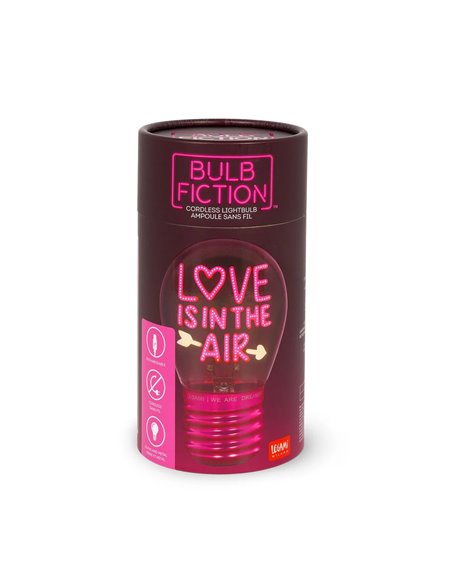 Lampe Décorative de Table en Forme d’Ampoule - Love is in the Air - Bulb Fiction - Saint Valentin 2026 - LEGAMI