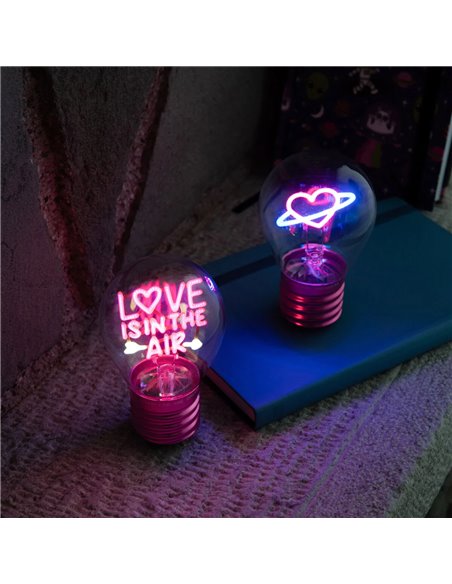 Lampe Décorative de Table en Forme d’Ampoule - Love is in the Air - Bulb Fiction - Saint Valentin 2026 - LEGAMI