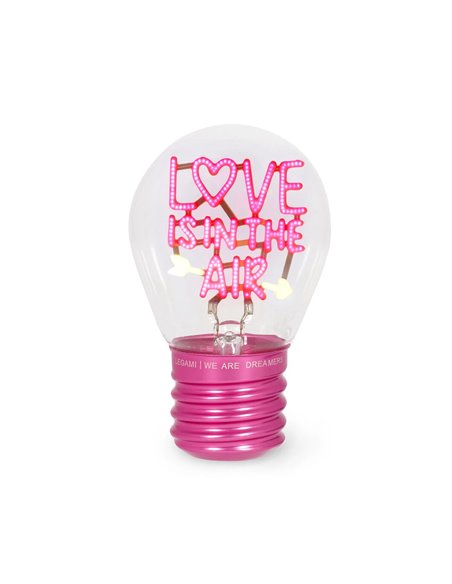 Lampe Décorative de Table en Forme d’Ampoule - Love is in the Air - Bulb Fiction - Saint Valentin 2026 - LEGAMI