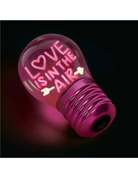 Lampe Décorative de Table en Forme d’Ampoule - Love is in the Air - Bulb Fiction - Saint Valentin 2026 - LEGAMI