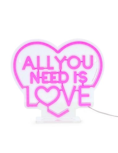 Lampe LED à Effet Néon - All You Need is Love - It’s a Sign - Saint Valentin 2026 - LEGAMI