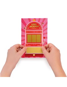 Carte de Vœux à Gratter - Love Jackpot - Saint Valentin 2026 - LEGAMI 2