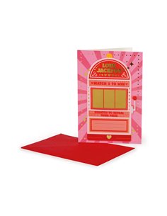 Carte de Vœux à Gratter - Love Jackpot - Saint Valentin 2026 - LEGAMI