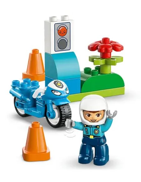 LEGO DUPLO MA VILLE 10471 - LA MOTO DE POLICE BLEUE