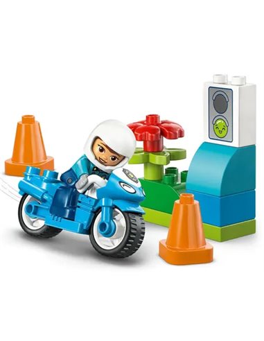LEGO DUPLO MA VILLE 10471 - LA MOTO DE POLICE BLEUE