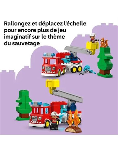 LEGO DUPLO MA VILLE 10473 - LE CAMION DE POMPIERS