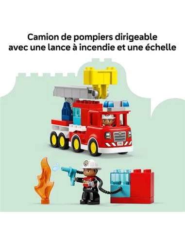 LEGO DUPLO MA VILLE 10473 - LE CAMION DE POMPIERS