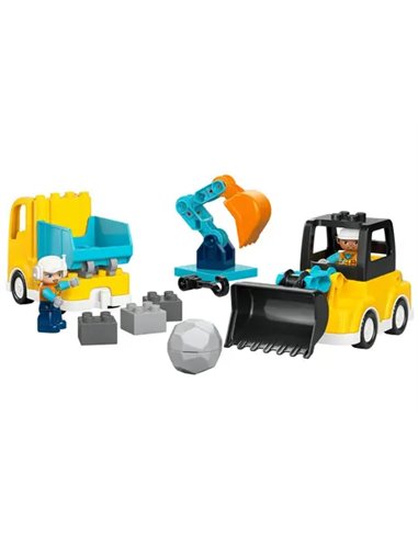 LEGO DUPLO MA VILLE 10475 - LES VEHICULES DE CHANTIER 3-EN-1