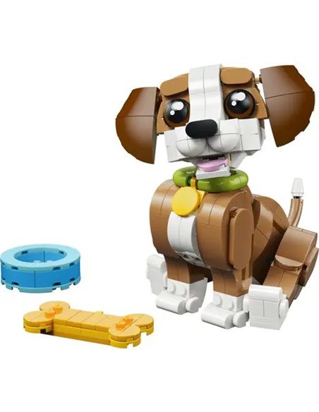 LEGO CREATOR 31382 - LES ADORABLES ANIMAUX : LE CHIOT JOUEUR