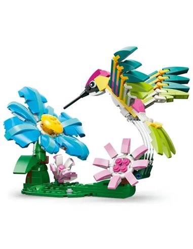 LEGO CREATOR 31384 - ANIMAUX SAUVAGES : LE COLIBRI COLORE