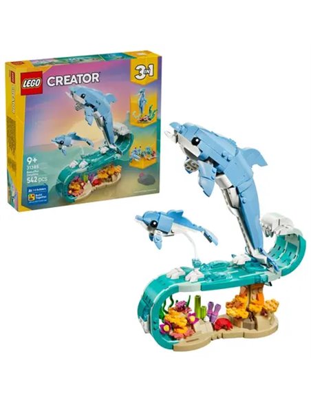 LEGO CREATOR 31385 - ANIMAUX MARINS : LES BEAUX DAUPHINS