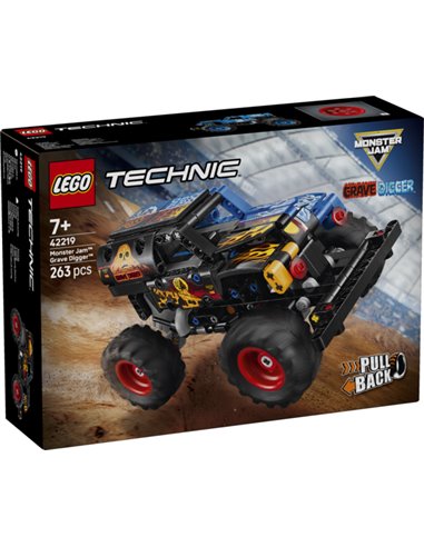 LEGO TECHNIC 42219 - MONSTER JAM™ GRAVE DIGGER™ - FEU ET GLACE
