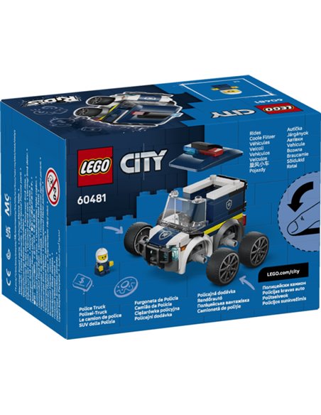 LEGO CITY 60481 -VEHICULES - LE CAMION DE POLICE