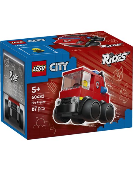LEGO CITY 60482 - VEHICULES - LE CAMION DE POMPIERS