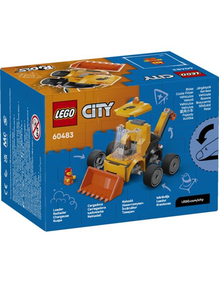 LEGO CITY 60483 - VEHICULES - LA CHARGEUSE DE CHANTIER