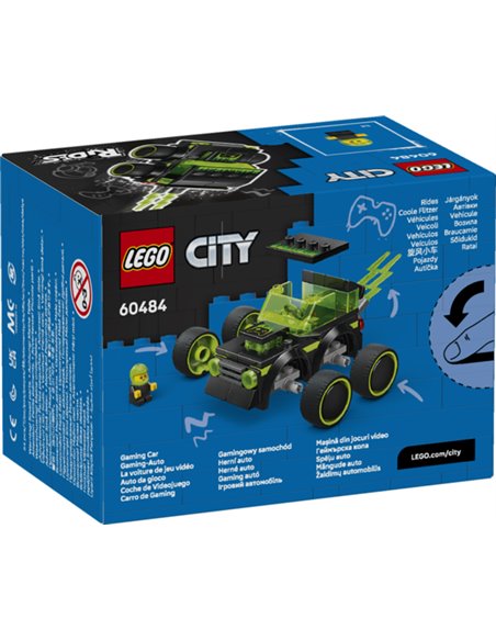 LEGO CITY 60484 - VEHICULES - LA VOITURE DE COURSE DE JEU VIDEO