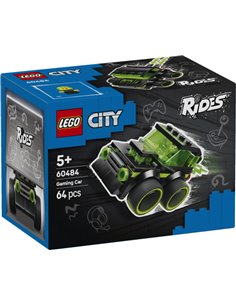 LEGO CITY 60484 - VEHICULES - LA VOITURE DE COURSE DE JEU VIDEO