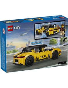 LEGO CITY 60487- LE TAXI JAUNE 2