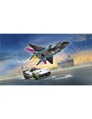 LEGO CITY 60489 - LE JET CONTRE LA VOITURE