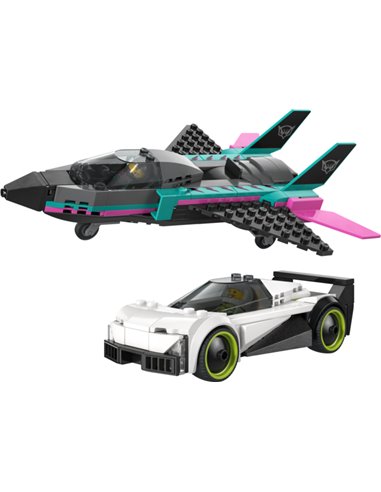 LEGO CITY 60489 - LE JET CONTRE LA VOITURE