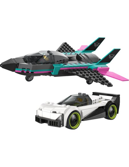 LEGO CITY 60489 - LE JET CONTRE LA VOITURE