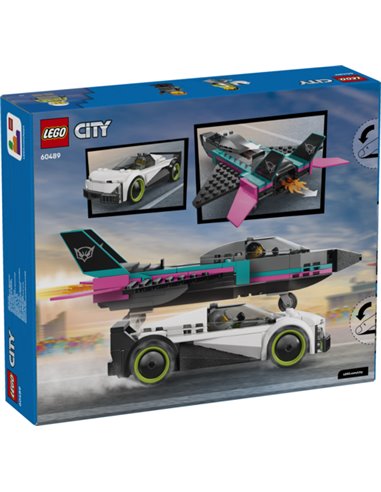 LEGO CITY 60489 - LE JET CONTRE LA VOITURE