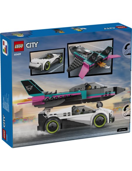 LEGO CITY 60489 - LE JET CONTRE LA VOITURE