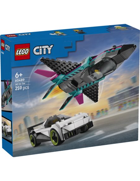 LEGO CITY 60489 - LE JET CONTRE LA VOITURE