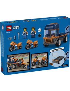 LEGO CITY 60491 - LE TRANSPORTEUR DE MOTOS 2